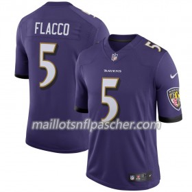 Maillot Baltimore Ravens Joe Flacco 5 Nike Pourpre - Homme
